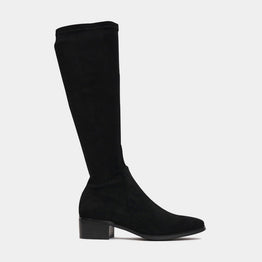 DJANGO & JULIETTE TIMOTHIE BLACK MICROSUEDE