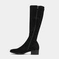 Load image into Gallery viewer, DJANGO & JULIETTE TIMOTHIE BLACK MICROSUEDE
