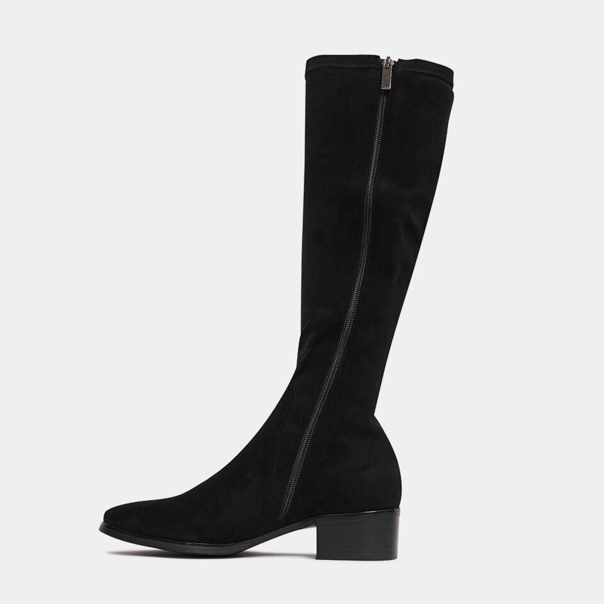 DJANGO & JULIETTE TIMOTHIE BLACK MICROSUEDE