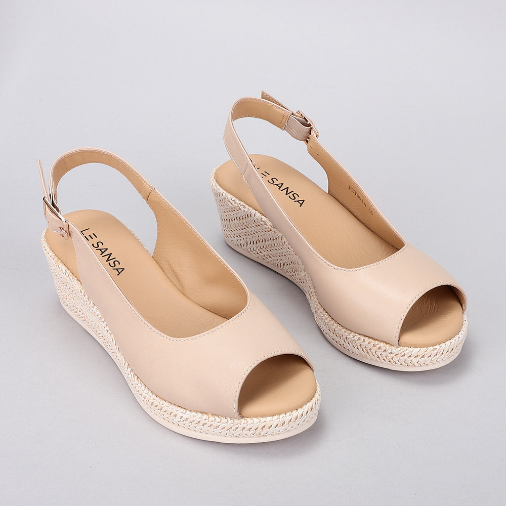 LE SANSA PETUNIA BEIGE - Women Sandals - Collective Shoes 