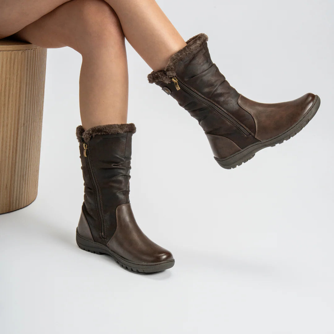CC RESORTS GOOSE CHOCOLATE - Women Boots - Collective Shoes 