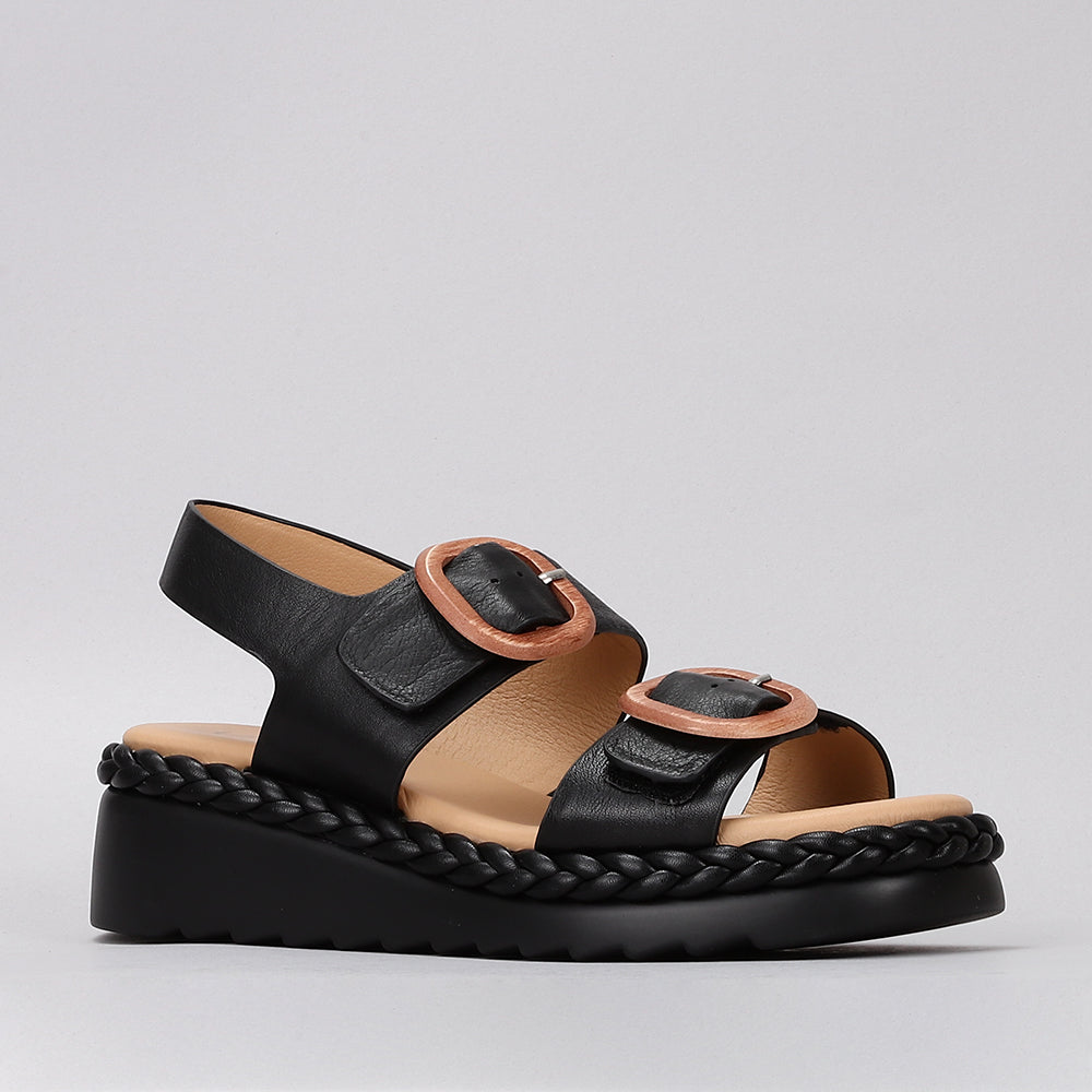 LE SANSA EMERY BLACK - Women Sandals - Collective Shoes 