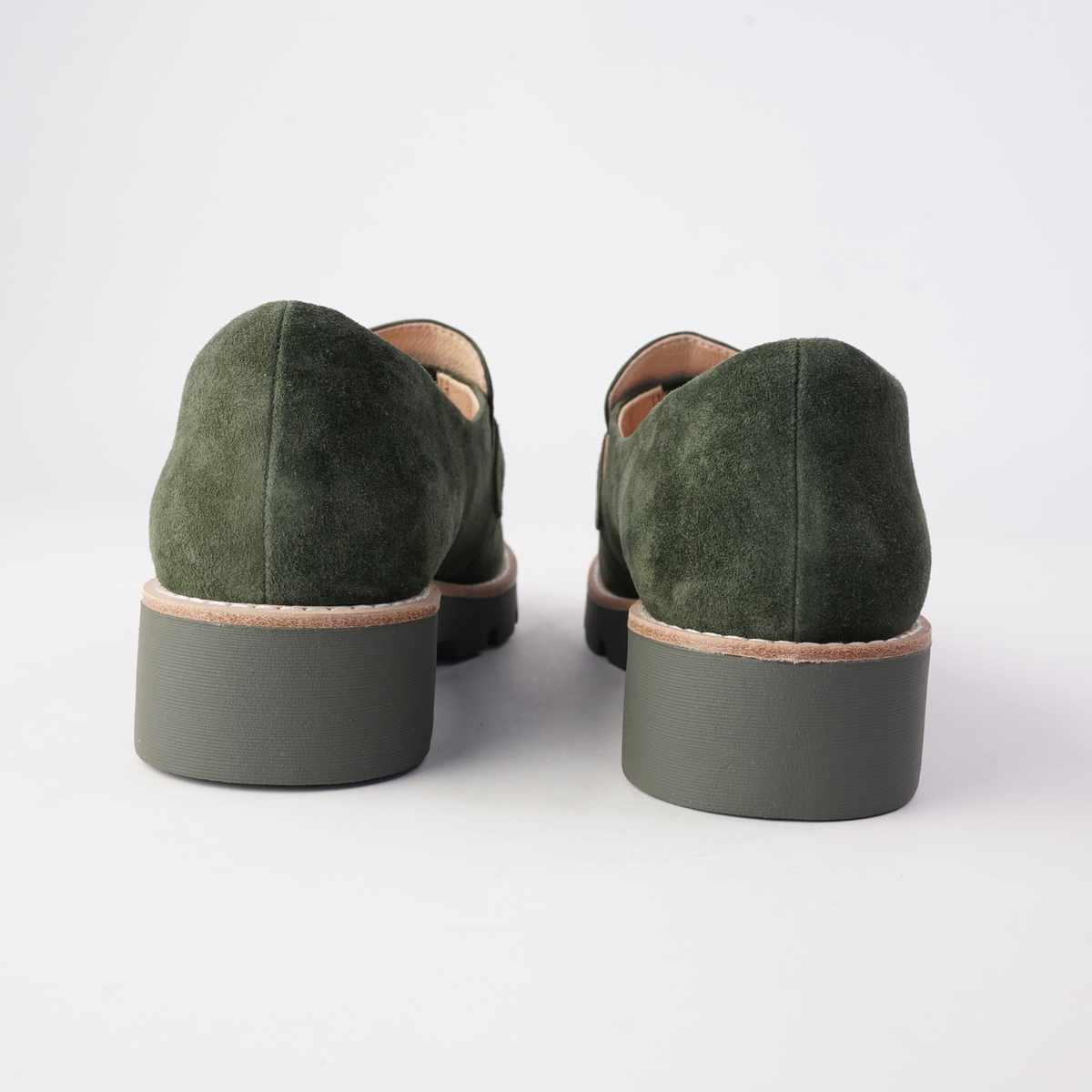 DJANGO & JULIETTE DORTE OLIVE - Women Loafers - Collective Shoes 