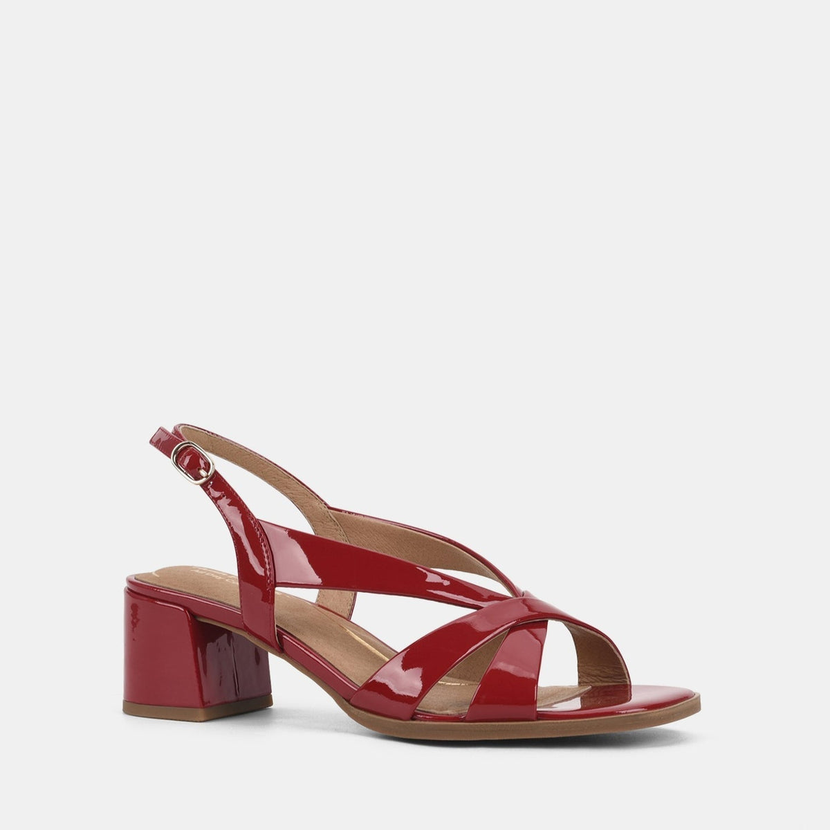 HUSH PUPPIES KABOO RED PATENT - Women Sandals - Collective Shoes 