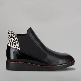 LE SANSA RALLY BLACK PONY - Women Boots - Collective Shoes 