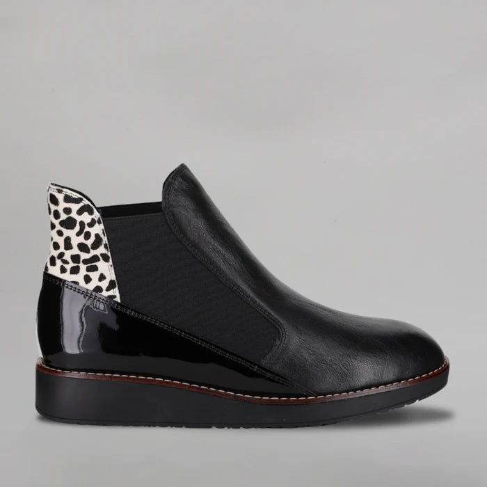 LE SANSA RALLY BLACK PONY - Women Boots - Collective Shoes 