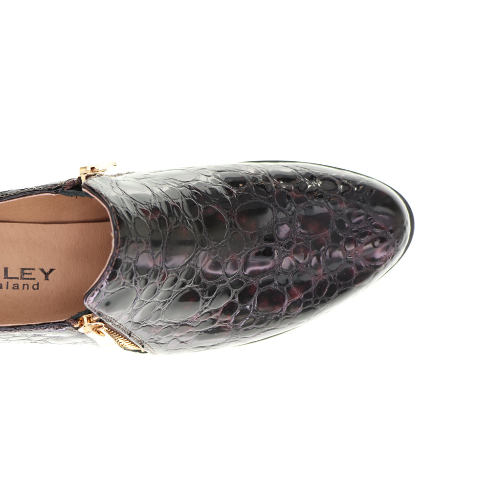 BRESLEY DARTMOUTH BORDO MOON PAT - Women Loafers - Collective Shoes 