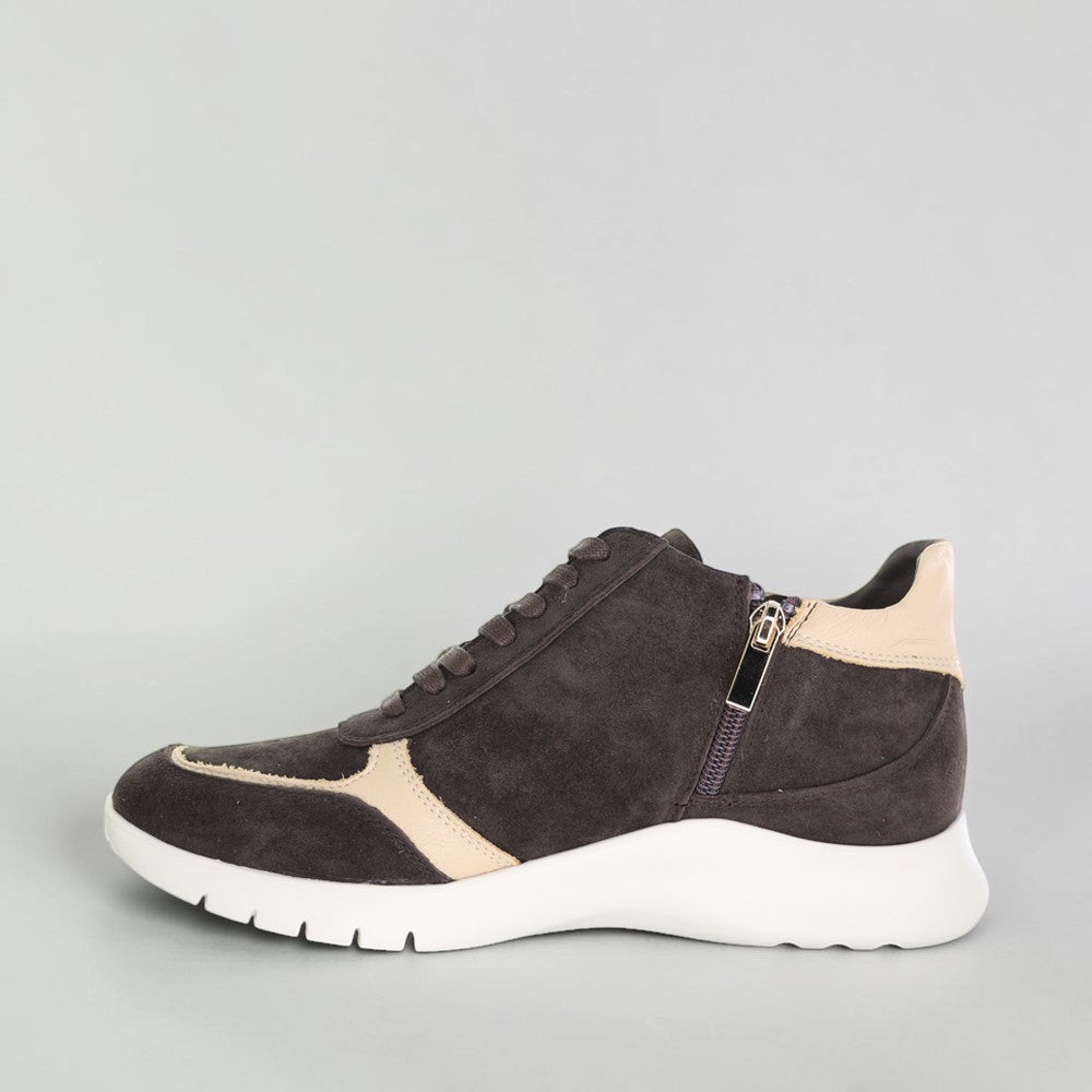 ZIERA PELLS CHOC CAMEL - Women Sneakers - Collective Shoes 