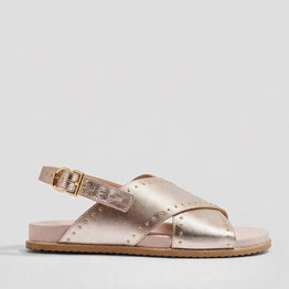 MINX THRIVE ROSEGOLD GOLD STUDS - Women Sandals - Collective Shoes 