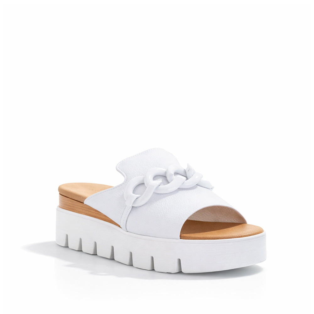 DJANGO & JULIETTE RABLISSY WHITE - Women Wedge - Collective Shoes 
