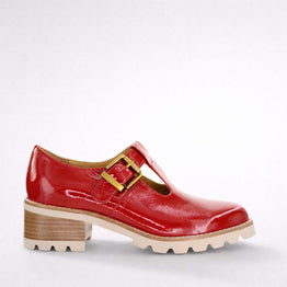 BRESLEY DERRY RED PATENT - Women Heels - Collective Shoes 