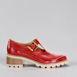 BRESLEY DERRY RED PATENT - Women Heels - Collective Shoes 