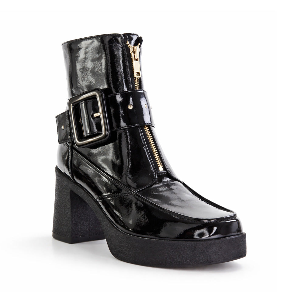 TAMARA LONDON BOONDOGGL BLACK PATENT - Women Boots - Collective Shoes 