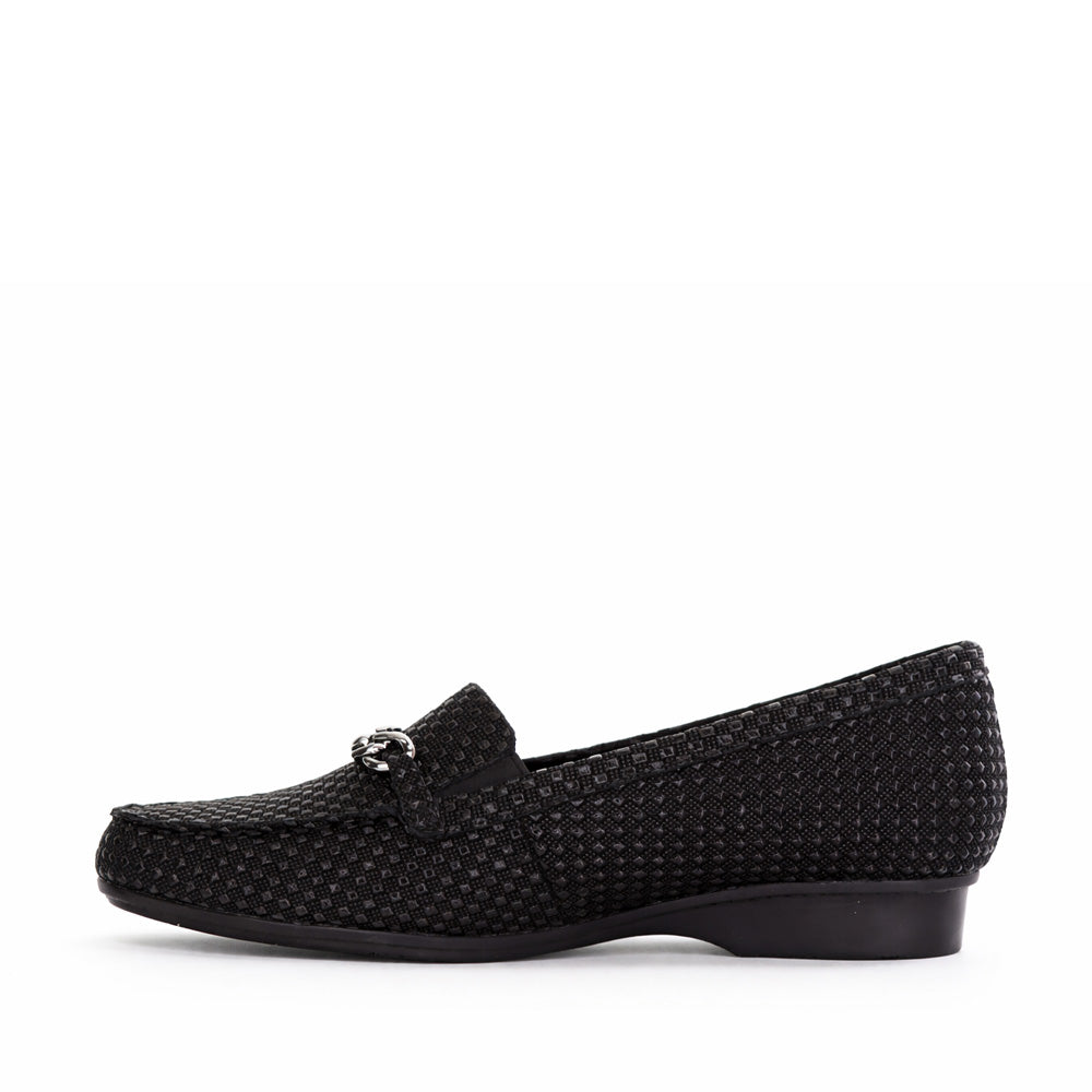 ZIERA FENDERS BLACK CHECK - Women Loafers - Collective Shoes 