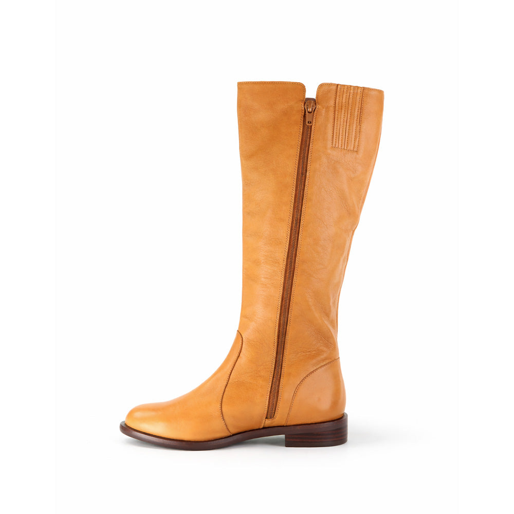ZIERA MISSILE TAN - Women High Boots - Collective Shoes 
