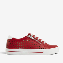 ZIERA AYLEEN DARK RED WHITE