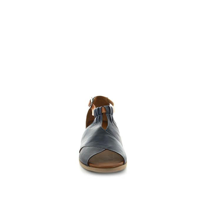 LESANSA DIGBY NAVY TAN - Women Sandals - Collective Shoes 