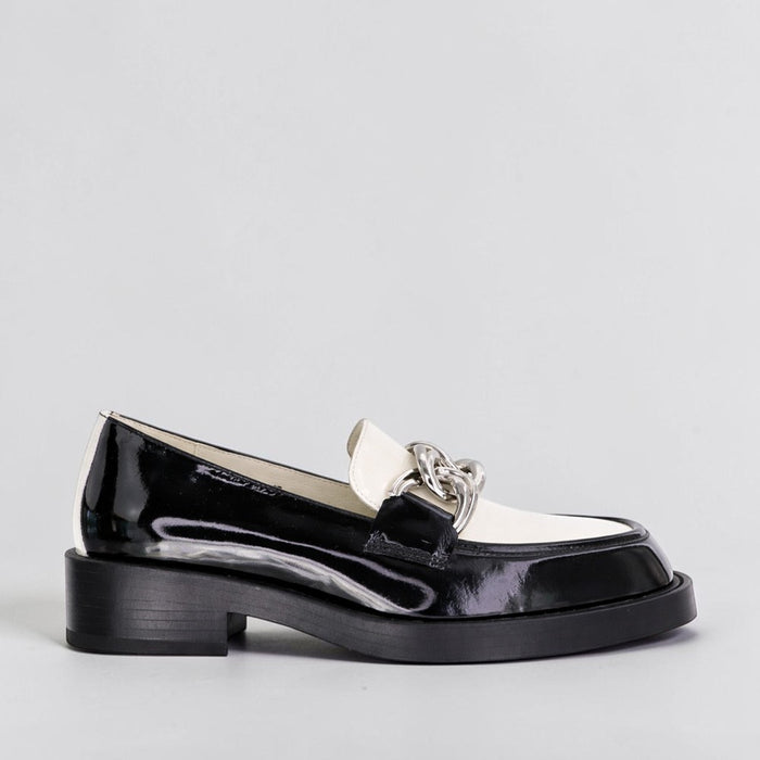 BRESLEY PLASMA BLACK BONE - Women Loafers - Collective Shoes 