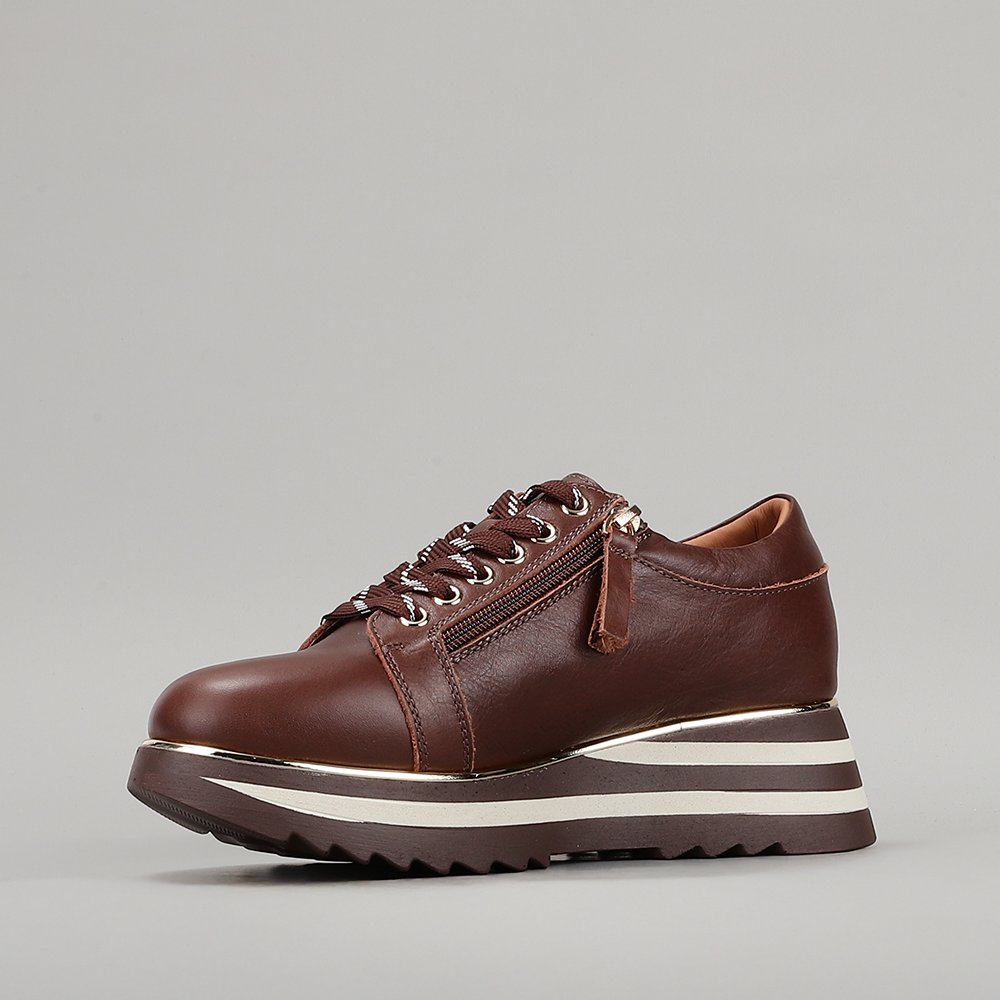 LE SANSA SKIPPA CHOCOLATE - Women Sneakers - Collective Shoes 