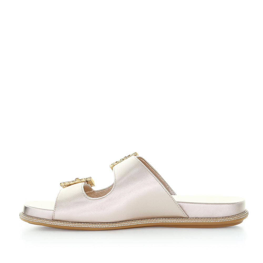 DJANGO & JULIETTE YEANIE PLATINO LEATHER - Women Slip On - Collective Shoes 