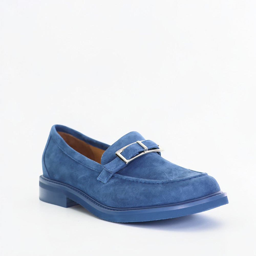 DJANGO & JULIETTE BROGANE DK DENIM - Women Loafers - Collective Shoes 