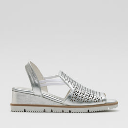 BRESLEY SLED SILVER - Women Sandals - Collective Shoes 