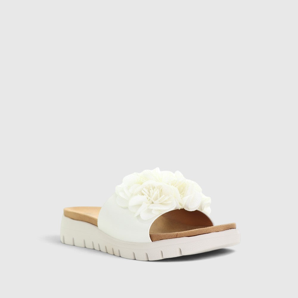 CC RESORTS DOMO WHITE - Women Slides - Collective Shoes 
