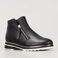 Load image into Gallery viewer, LE SANSA BASEL BLACK - Women Boots - Collective Shoes 
