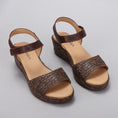 Load image into Gallery viewer, LE SANSA PILIA CHOCOLATE - Women Sandals - Collective Shoes 
