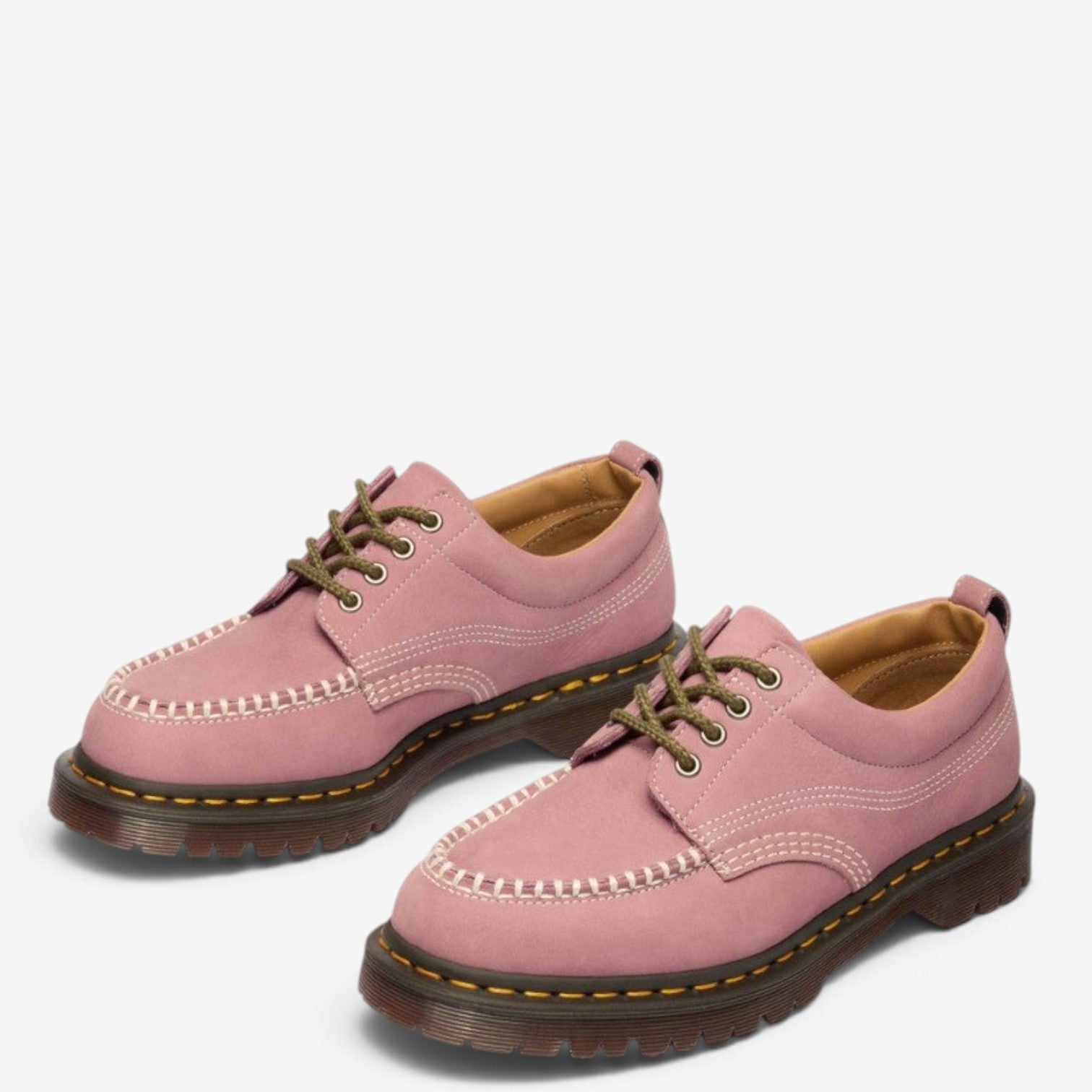 DR MARTENS LOWELL 4 EYE DUSTY ROSE MILLED