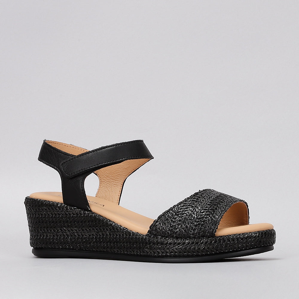 LE SANSA PILIA BLACK - Women Sandals - Collective Shoes 