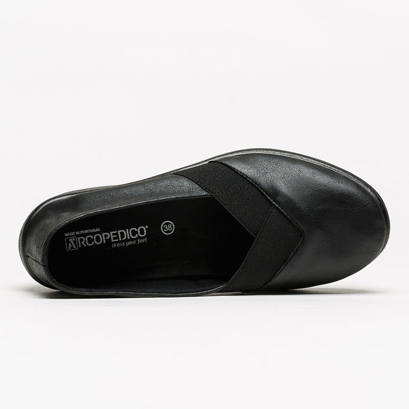 ARCOPEDICO ACADIA BLACK - Women Belle Flats - Collective Shoes 