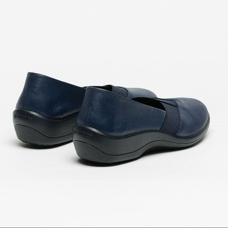 ARCOPEDICO ACADIA NAVY - Women Belle Flats - Collective Shoes 