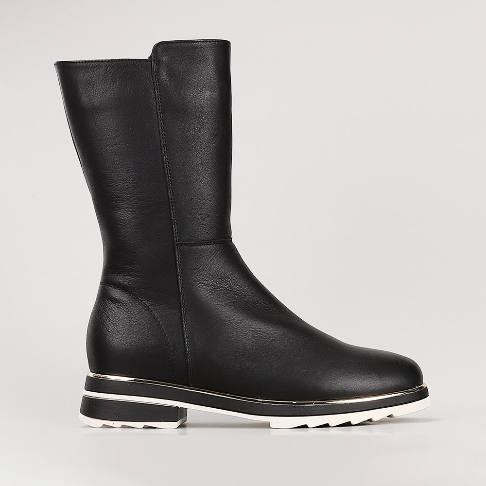 LE SANSA BUFFY BLACK - Women Boots - Collective Shoes 