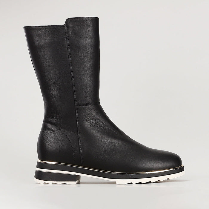 LE SANSA BUFFY BLACK - Women Boots - Collective Shoes 