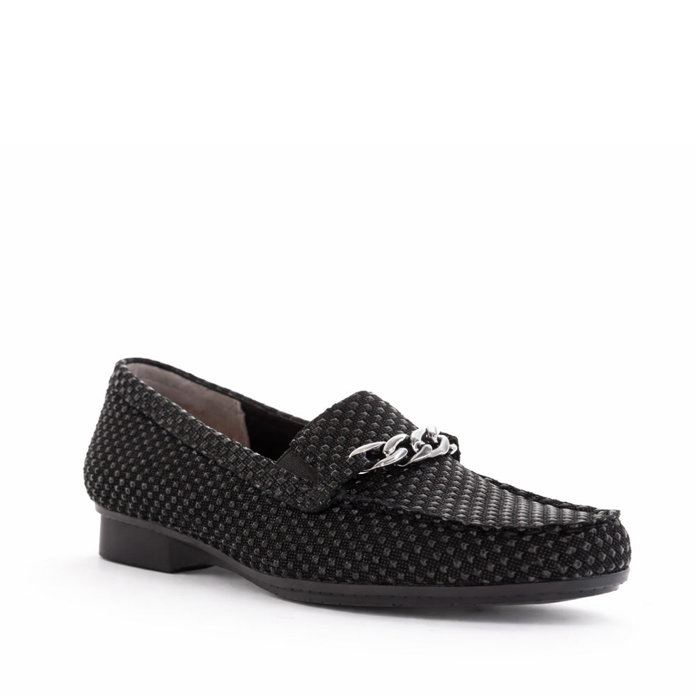 ZIERA FENDERS BLACK CHECK - Women Loafers - Collective Shoes 
