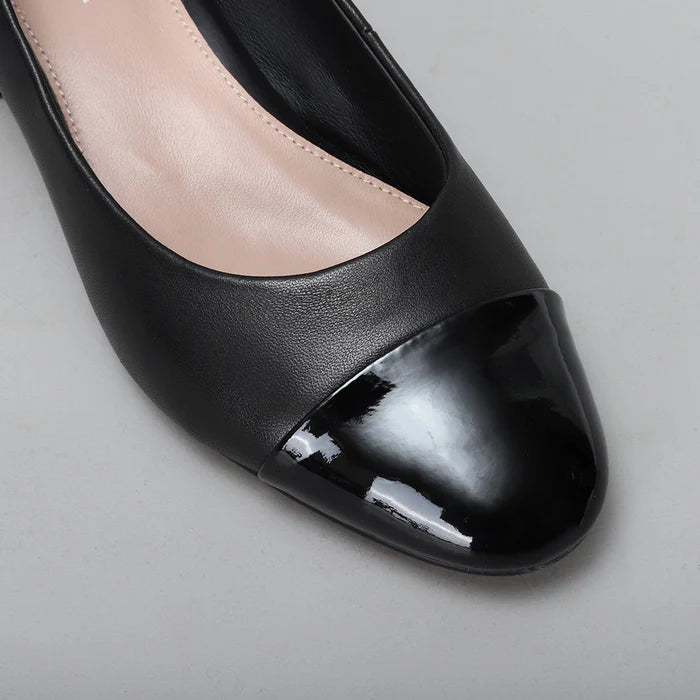 LE SANSA ELISKA BLACK PATENT - Women Heels - Collective Shoes 