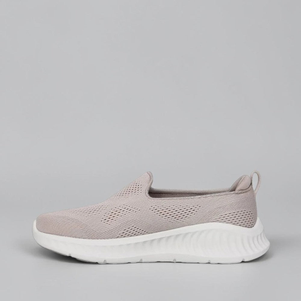 SKECHERS GO WALK NOW TAUPE - Women Slip-ons - Collective Shoes 