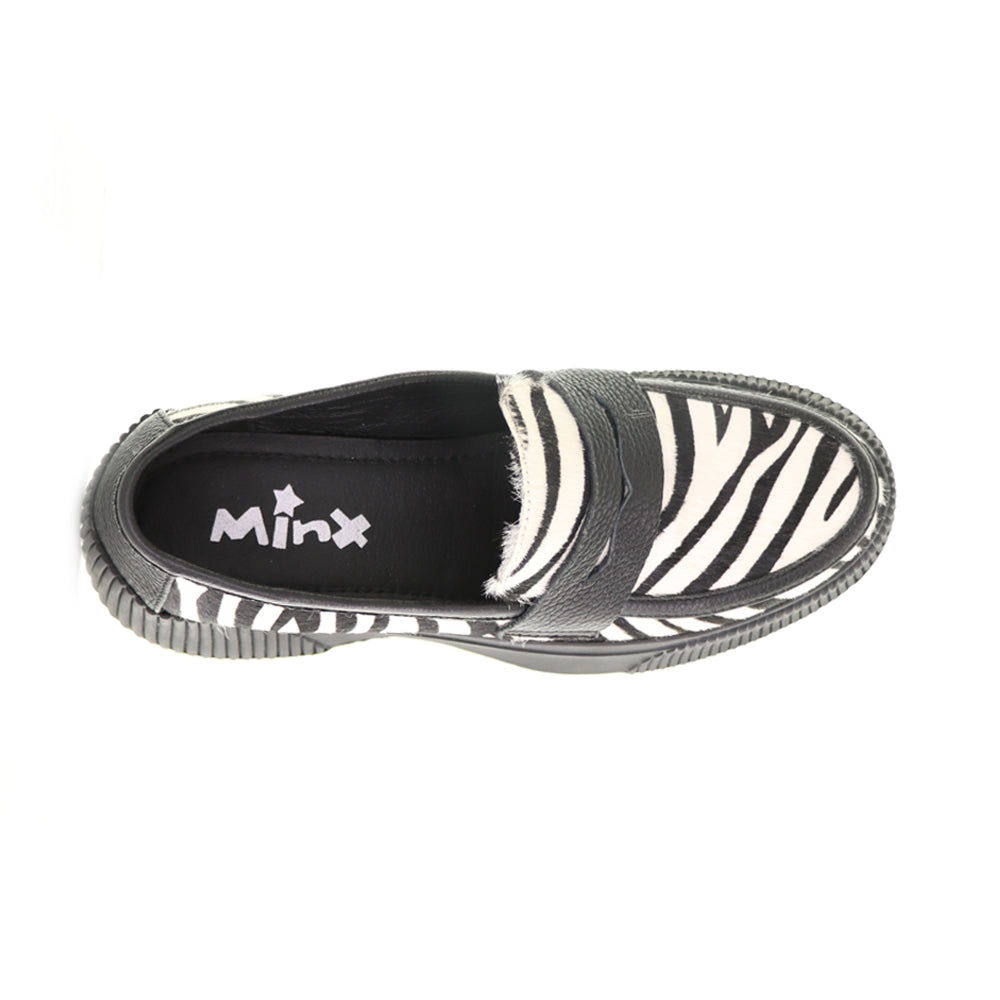 MINX NELLA ZEBRA STRIPE - Women Loafers - Collective Shoes 