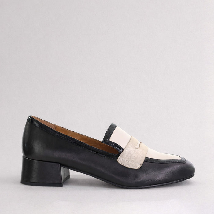 BRESLEY DENIAL BLACK MULTI - Women Loafers - Collective Shoes 