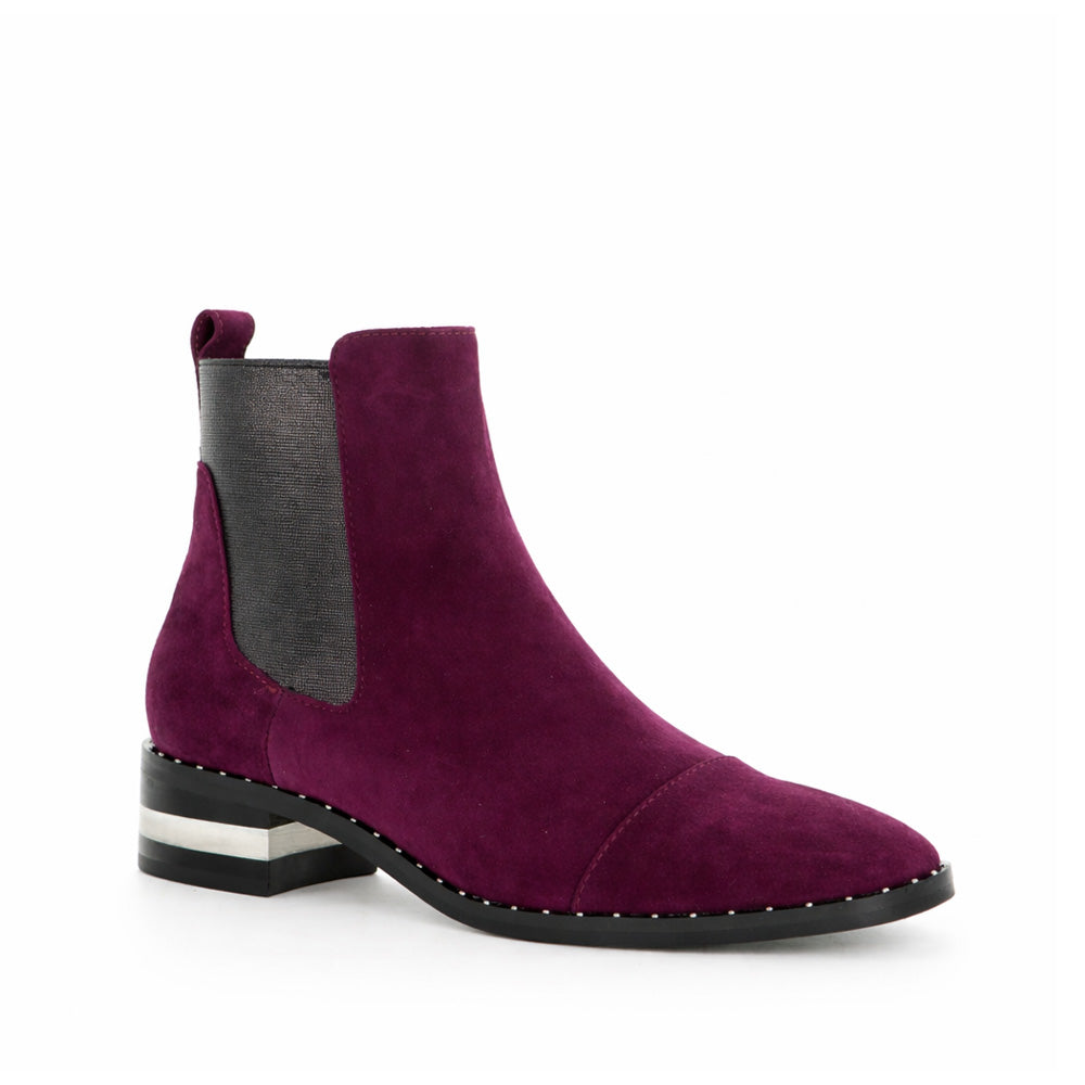 DJANGO & JULIETTE FORDA BURGUNDY - Women Boots - Collective Shoes 
