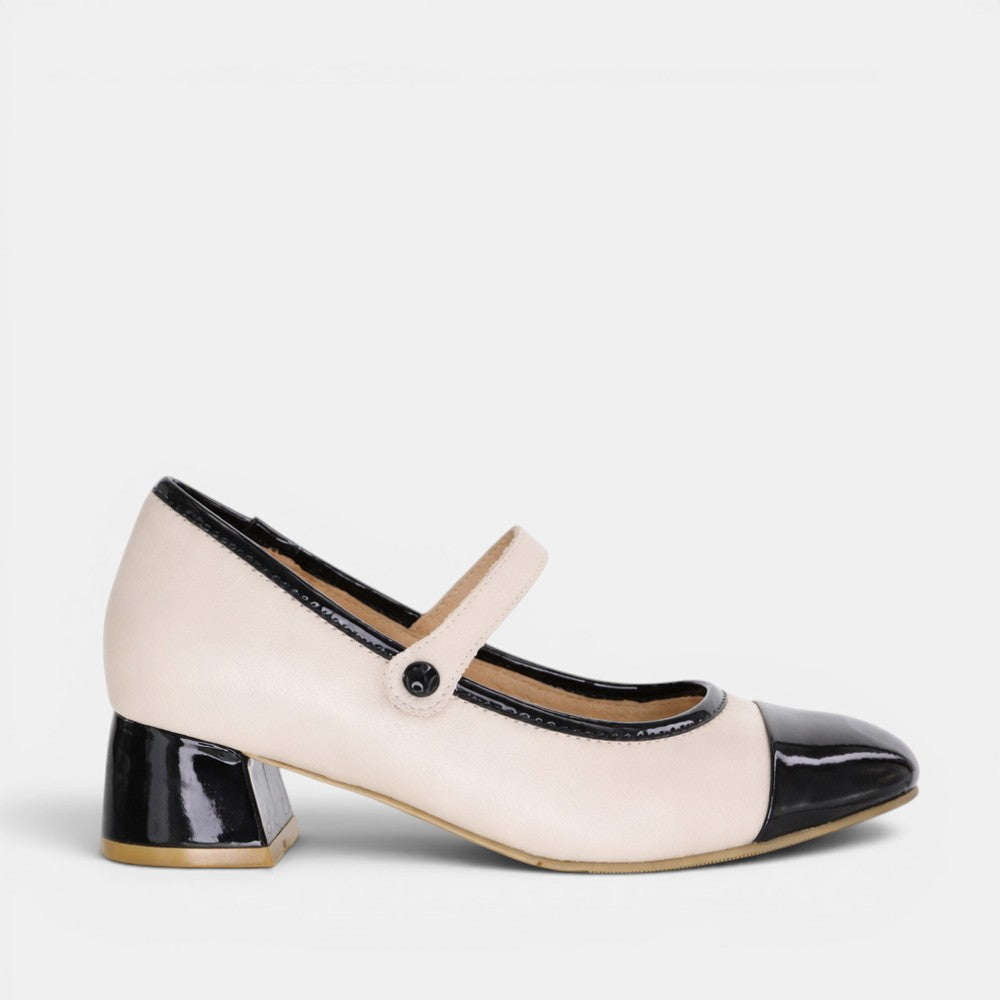 ZIERA ZILLA BLACK ALMOND PATENT