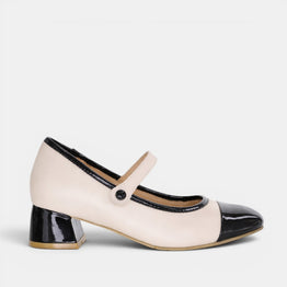 ZIERA ZILLA BLACK ALMOND PATENT