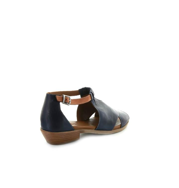 LESANSA DIGBY NAVY TAN - Women Sandals - Collective Shoes 