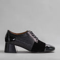 Load image into Gallery viewer, BRESLEY PEG BLACK MIX - Women Heels - Collective Shoes 
