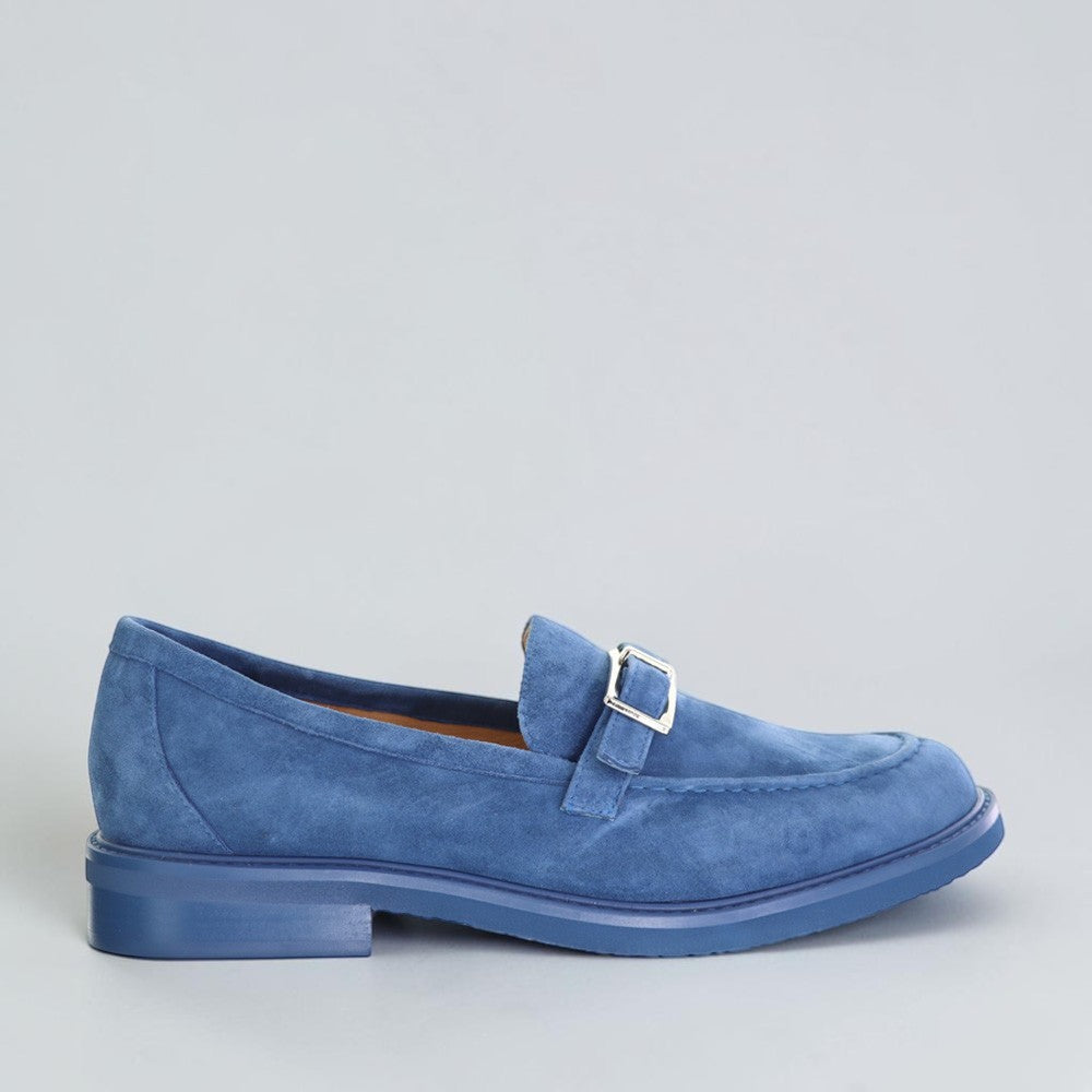 DJANGO & JULIETTE BROGANE DK DENIM - Women Loafers - Collective Shoes 