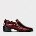 Load image into Gallery viewer, BRESLEY DARTMOUTH CLARET PAT - Women Loafers - Collective Shoes 
