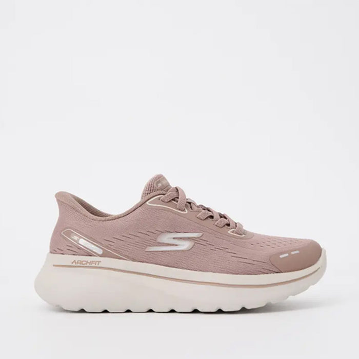 SKECHERS GO WALK ARCH FIT N-JOY TAUPE - Women Sneakers - Collective Shoes 
