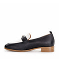 Load image into Gallery viewer, BRESLEY ALLIE BLACK BONE - Women Loafers - Collective Shoes 
