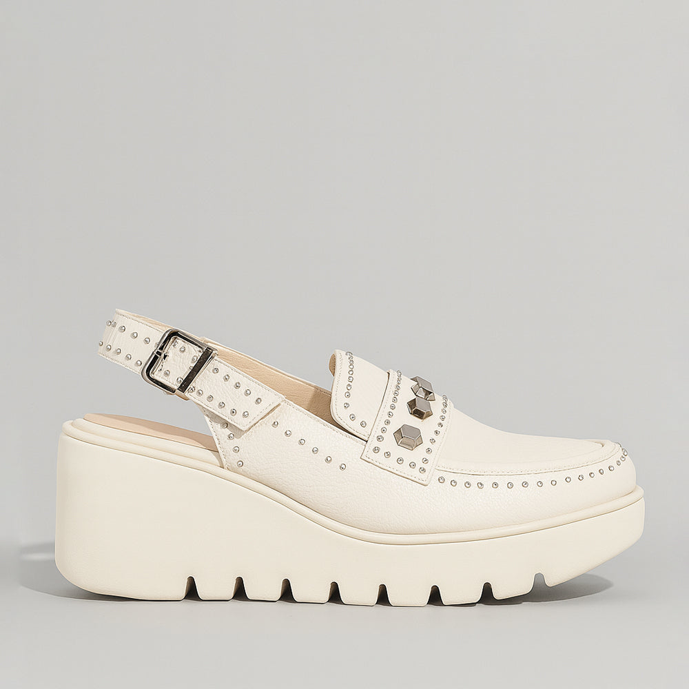BRESLEY PEEPS BONE - Women Sandals - Collective Shoes 